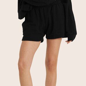 SET Active LIGHTWEIGHT SWEATS CLASSIC VINTAGE SWEAT SHORTS - ONYX Size SOnyx / S